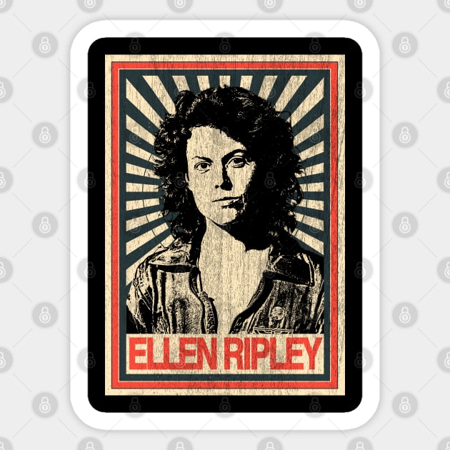 Vintage Ellen Ripley Sticker by Odd Even